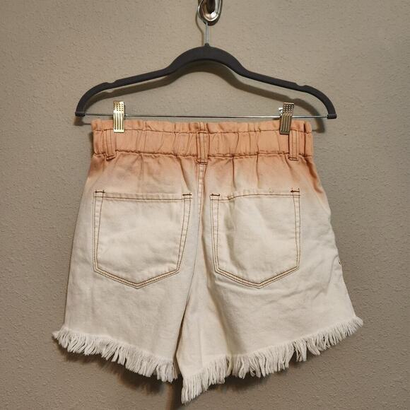 Vervet Sienna Super High Rise Paperbag Denim Shorts Size Medium - Picture 6 of 12